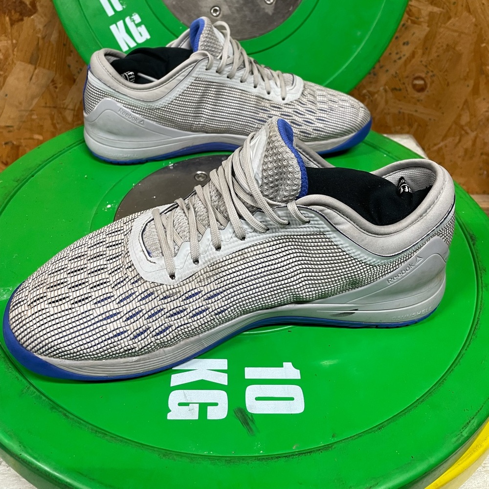 Reebok Nano 7 Silver w/Blue Sole Size 9.5 - Picture 4 of 4